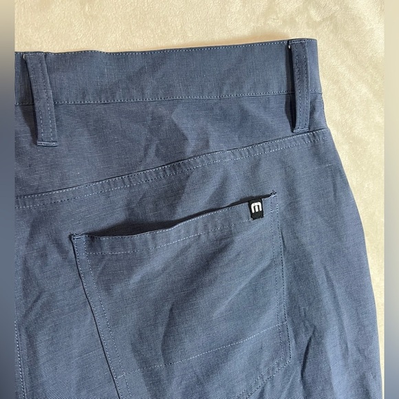 Men's Travis Mathew Size 36W Blue Performance Cotton Lightweight Golf Pants EUC - Picture 7 of 11